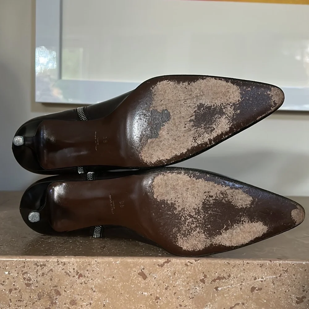 π₯HPπ₯EUC Walter Steiger Handmade Italian Leather boots, Size 38 (71/2 to 8 US) - Picture 15 of 17